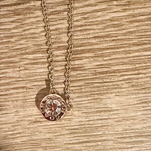 Coach Elegant Gold Pendant Necklace